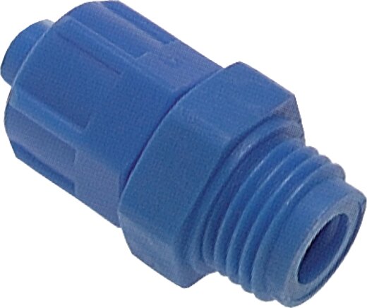 Exemplary representation: CK hose fitting with cylindrical thread, plastic (POM)