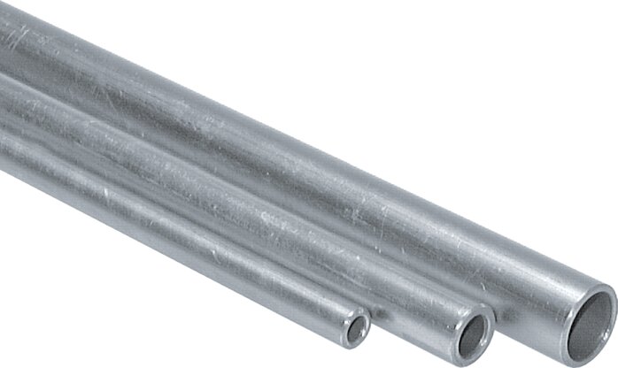 Exemplary representation: Precision hydraulic tube (galvanised/chromated)