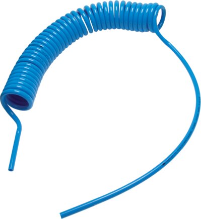 Exemplary representation: Polyurethane spiral hose