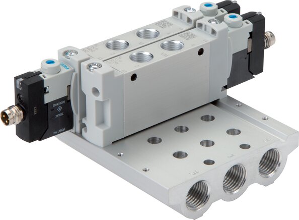 Exemplary representation: Festo multiple connection plate