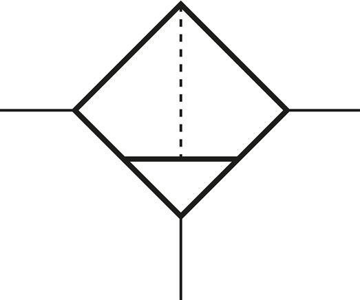 Schematic symbol: Pre-filter - Multifix, filter